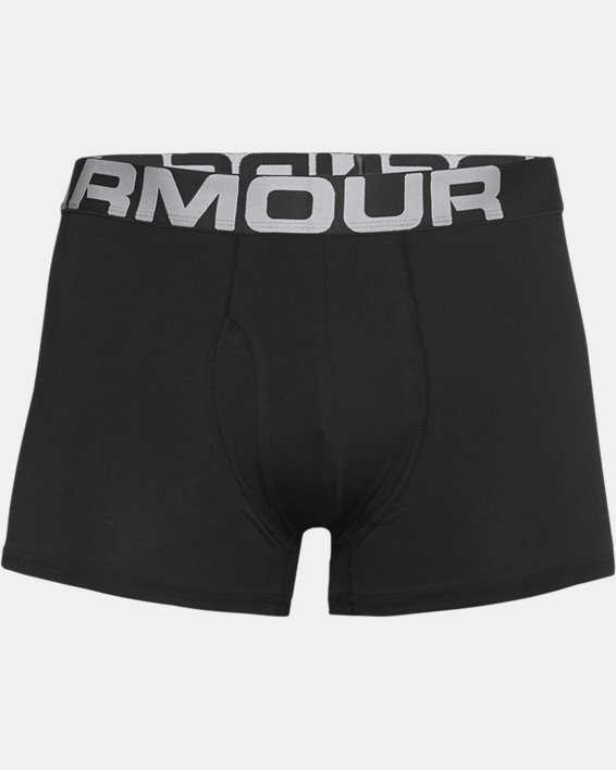 Neuf Homme Under Armour 3 Pack Boxer Jock Charged Cotton-Genuine-Sous-Vêtements S-XL 